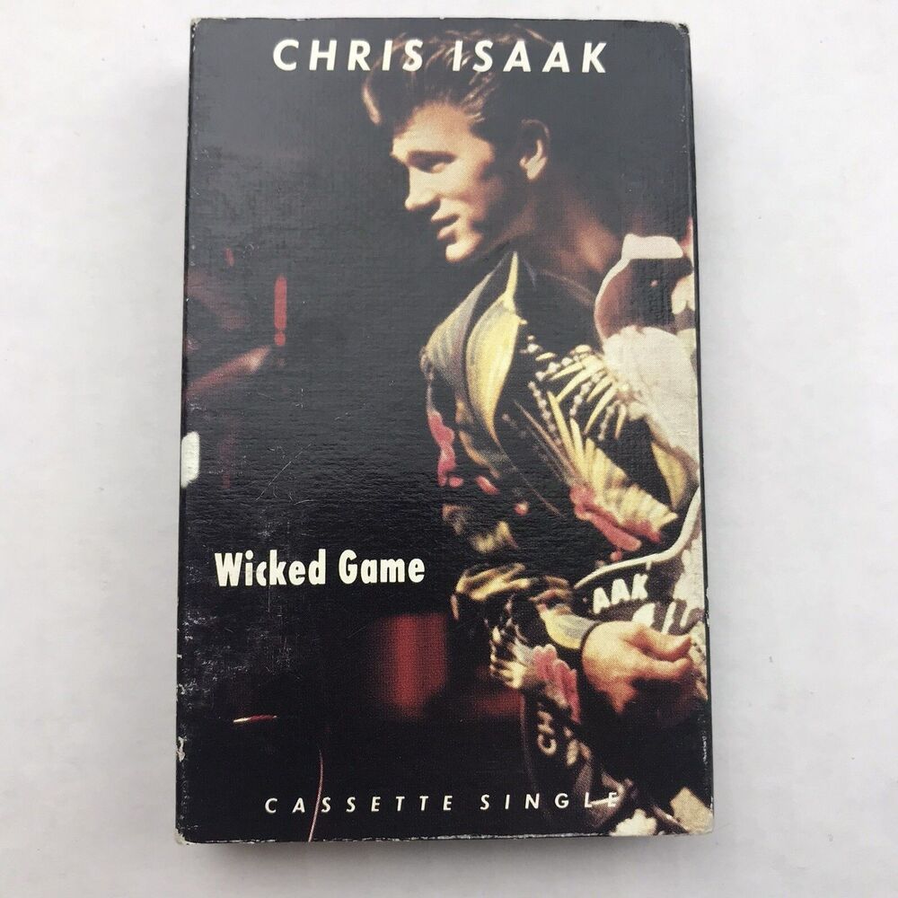 Chris Isaak Wicked Game 1991 Cassette Single Vintage Rock Pop Collectible